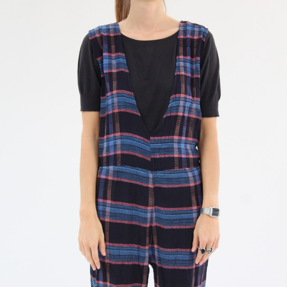 Ace & Jig hot cross romper in river - Picture 3 of 4